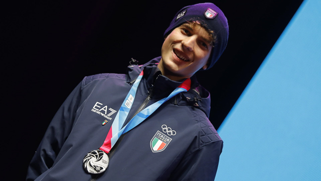 Dopo l’argento olimpico festa a Castione per Luca Tomasoni